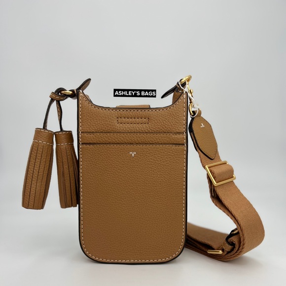 Tory Burch Thea Cellphone Crossbody In Tiramisu - Picture 5 of 9
